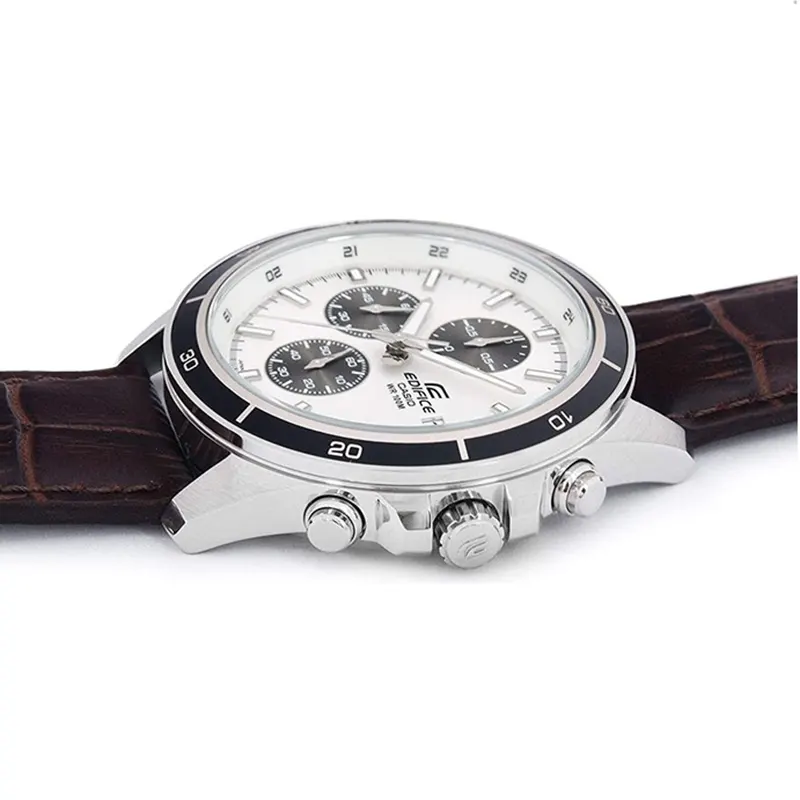 Casio Edifice Standard  Chronograph White Dial Men's Watch- EFR-526L-7AV